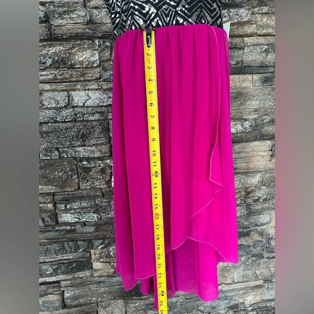 Elegant Pink and Black Kids Dress
